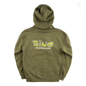 GOOFY Premium Hooded Sweatshirt - Army - Bing Surfboards