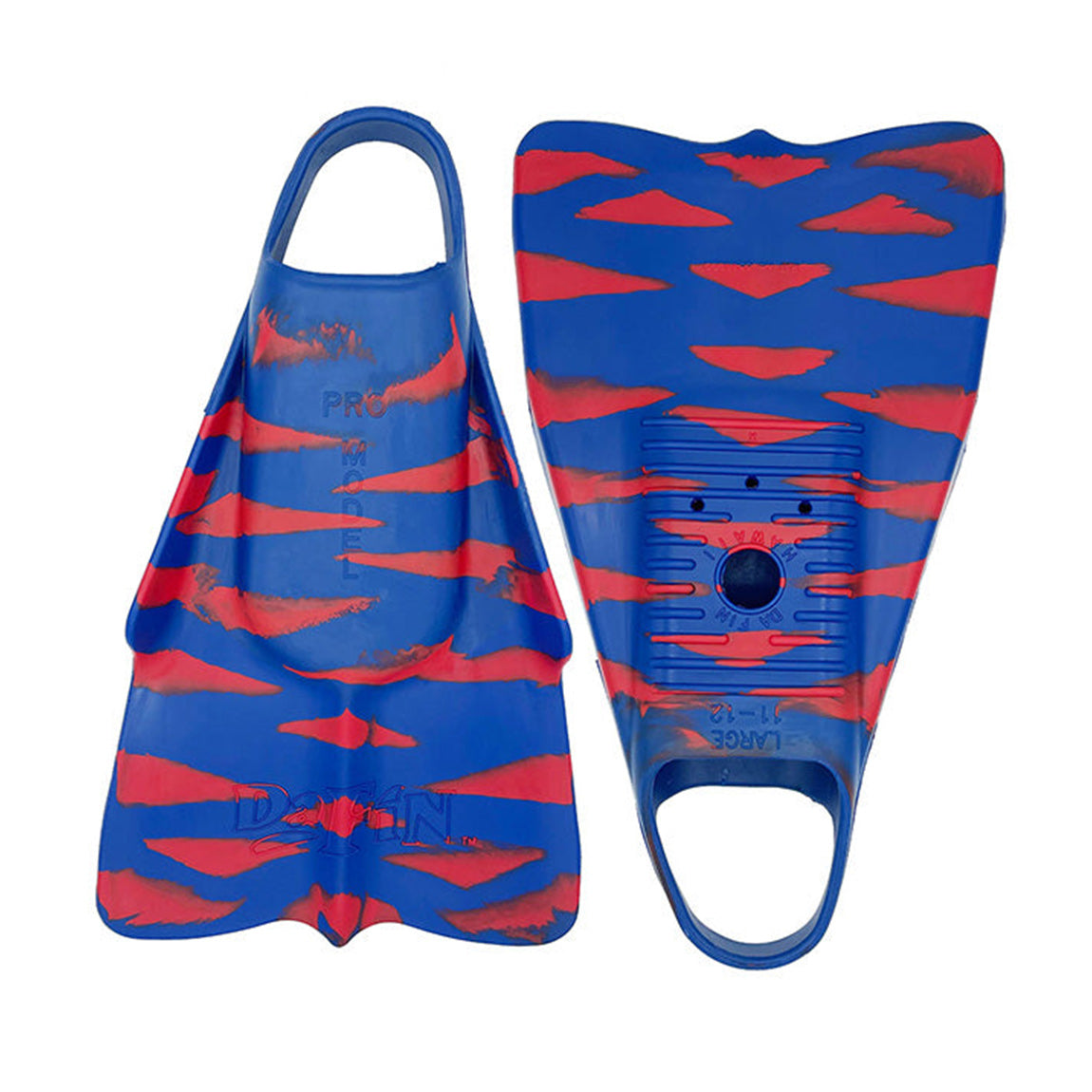 DAFIN ZAK NOYLE KAI LENNY SWIM FINS - BLUE/RED
