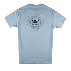 Mandala II Premium S/S T-Shirt - Stonewash Denim - Bing Surfboards