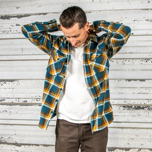 BING TRAILS FLANNEL - TEAL