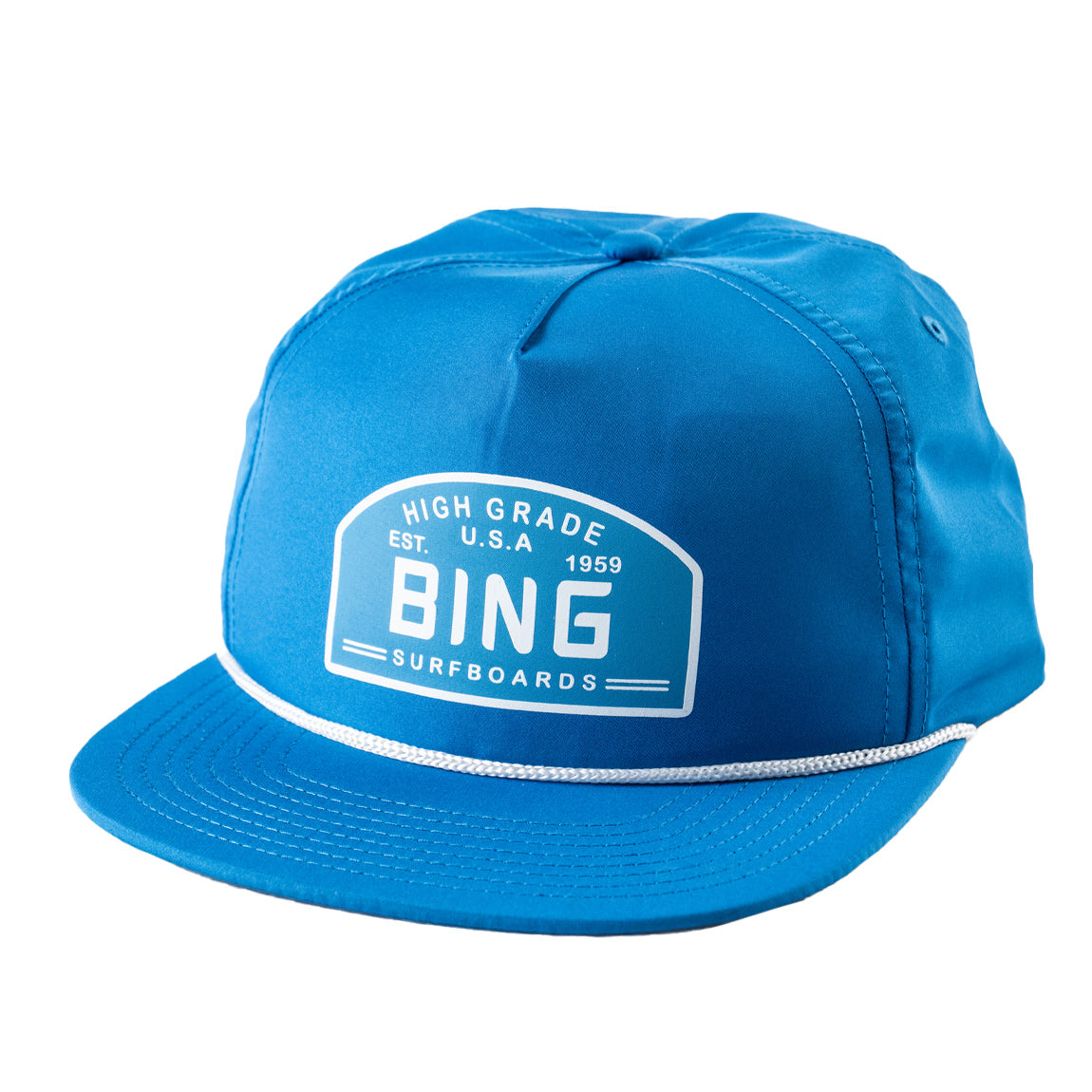BING HIGH GRADE HAT - ELECTRIC BLUE - Bing Surfboards
